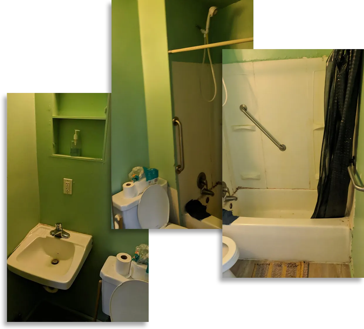 Sherburne 1F Bath, before renovation