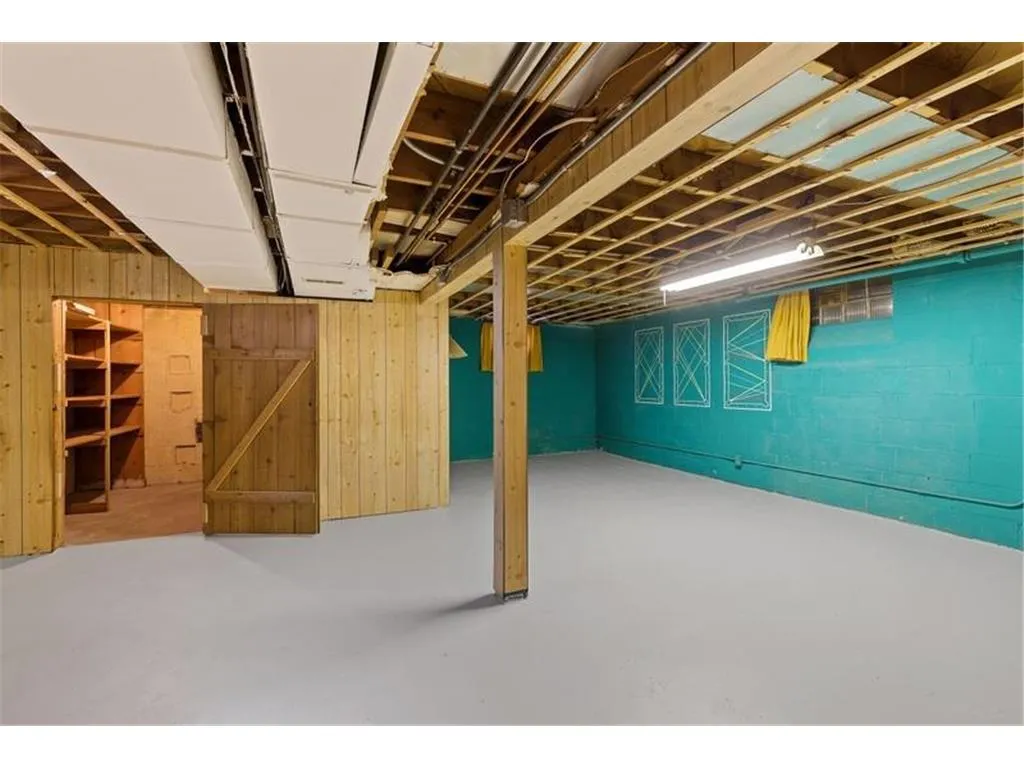 Basement, before renovation