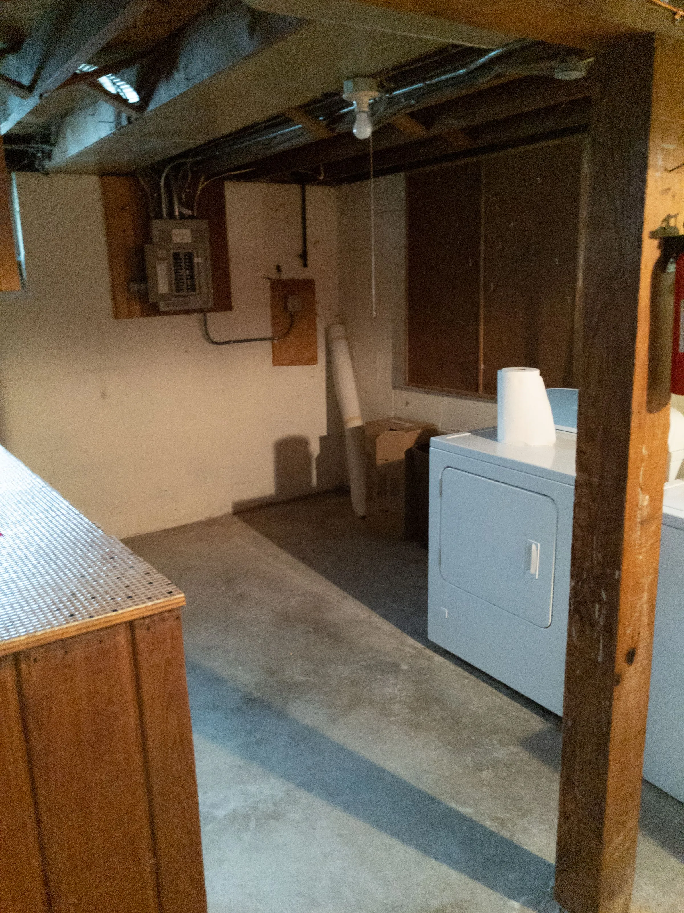 Basement, before renovation
