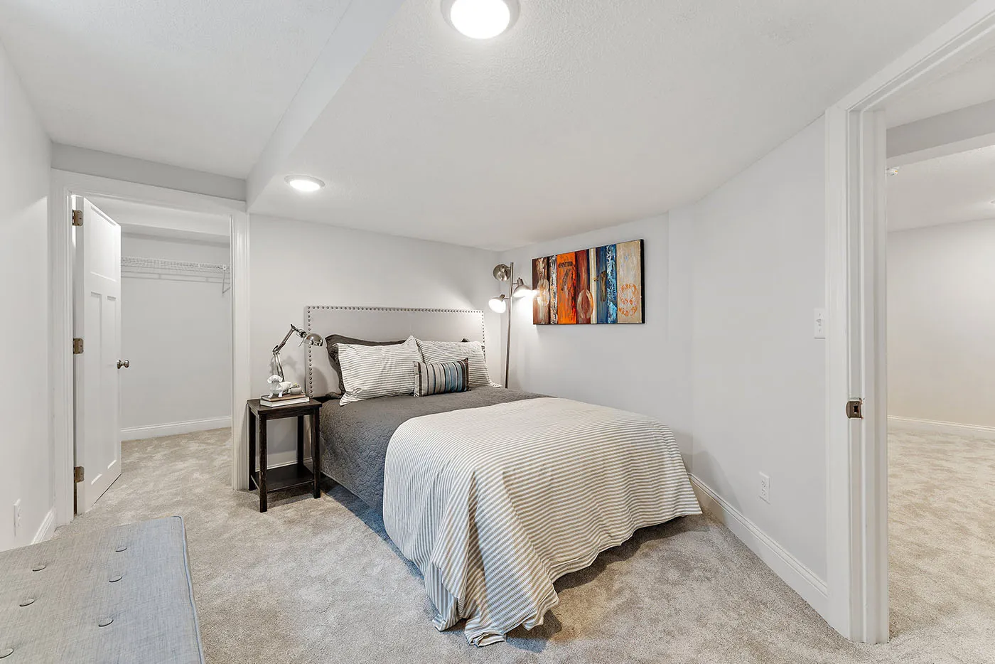 Basement Bed, after renovation