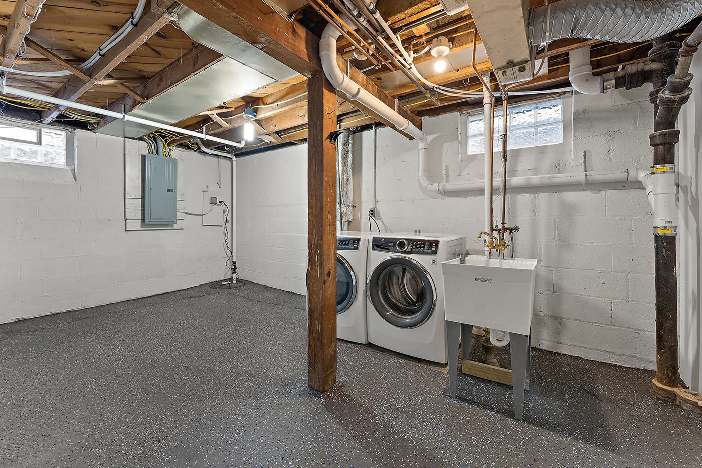Basement Laundry, after renovation