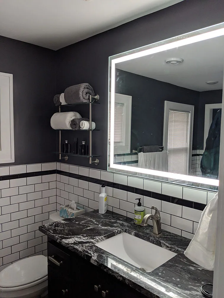 Bathroom, after renovation