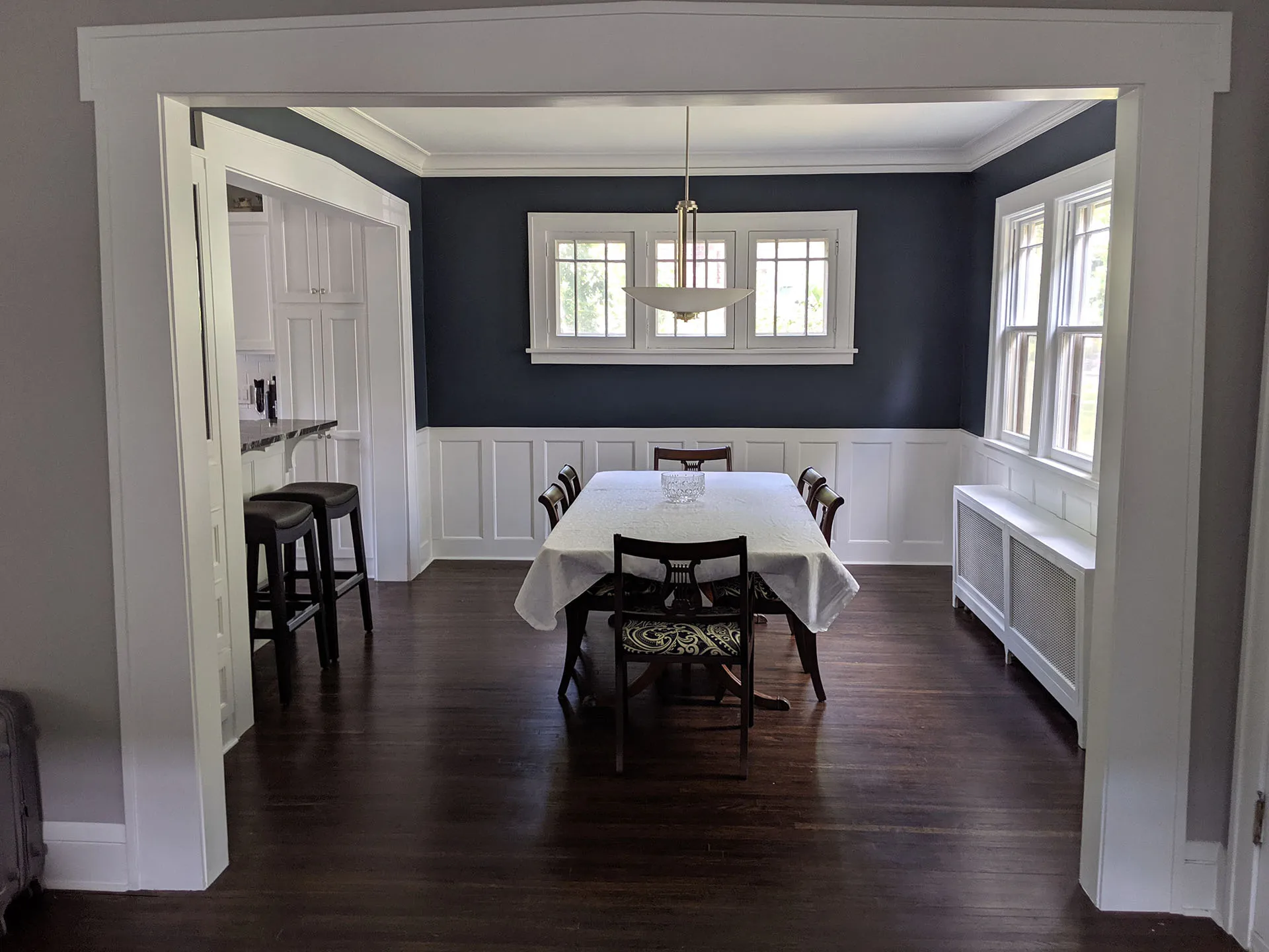 Dining, after renovation