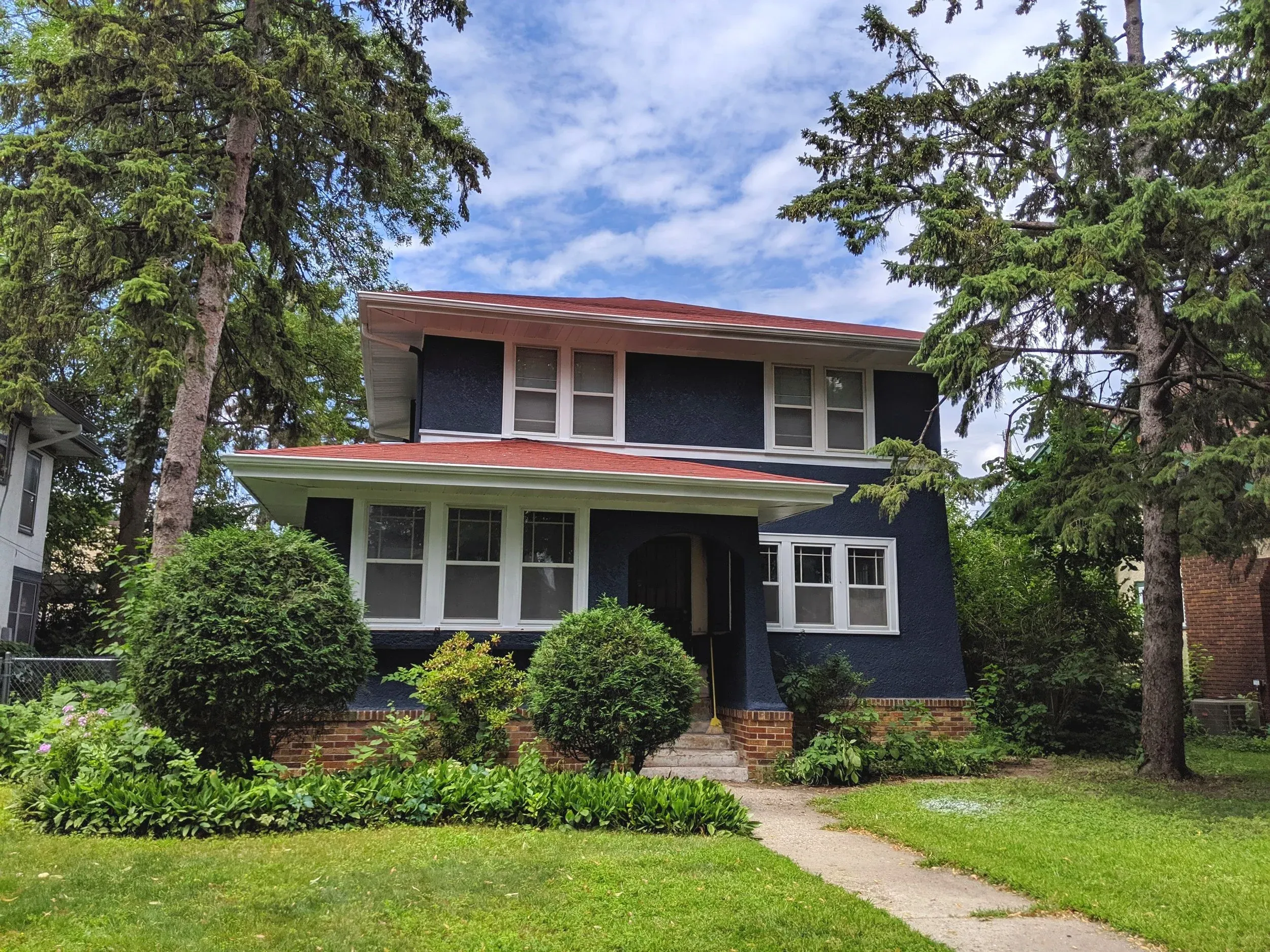 Renovated single-family home exterior, Tangletown, Minneapolis