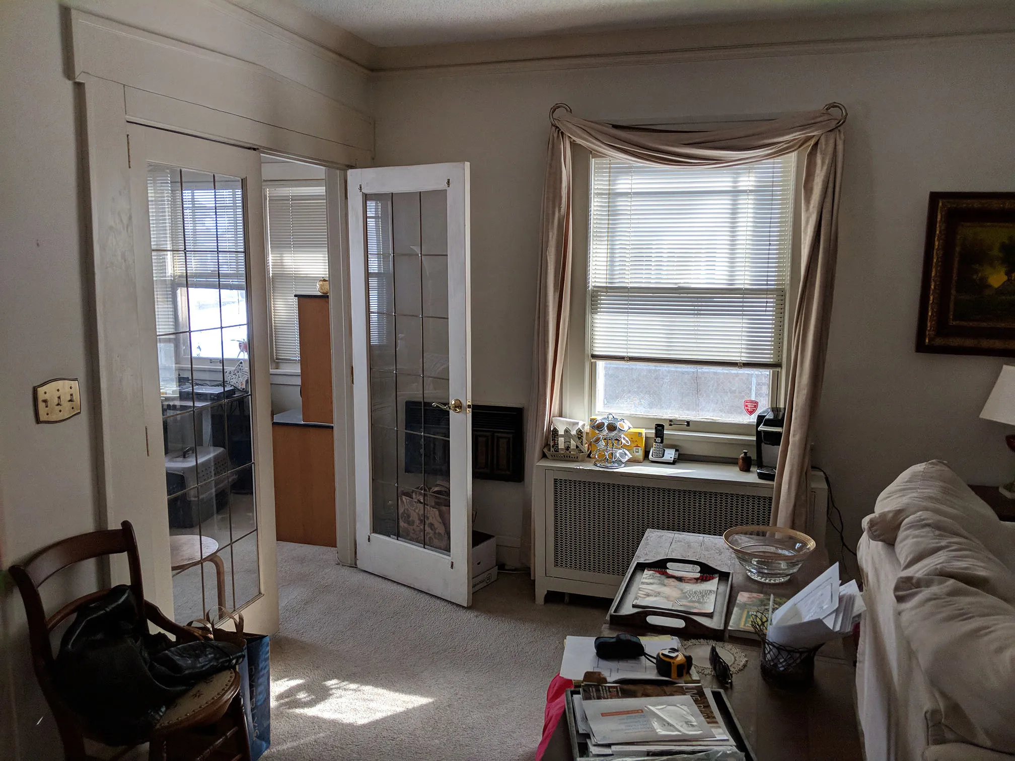 Living Room, before renovation
